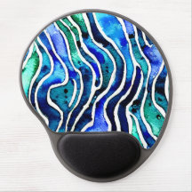 Jewel-Toned Blue and Green Pattern