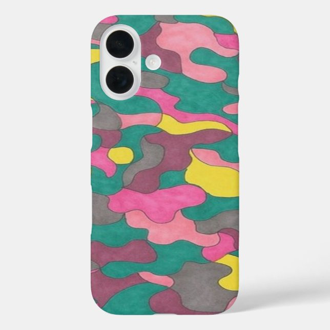 Jewel Toned Pattern iPhone Case (Back)