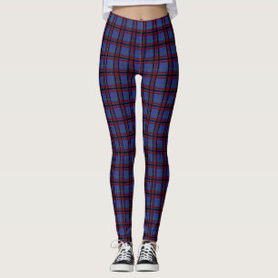 Jewel-Toned Plaid Leggings