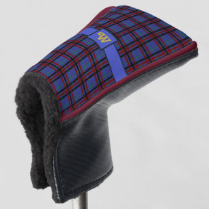 Jewel-Toned Plaid Putter Cover