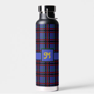 Jewel-Toned Plaid Water Bottle