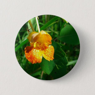 Jewel Weed, Wildflower 6 Cm Round Badge
