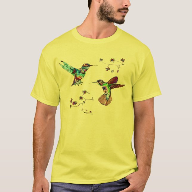 JEWELED HUMMINGBIRDS T-Shirt (Front)