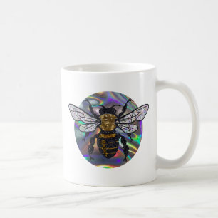 jewelled bee coffee mug