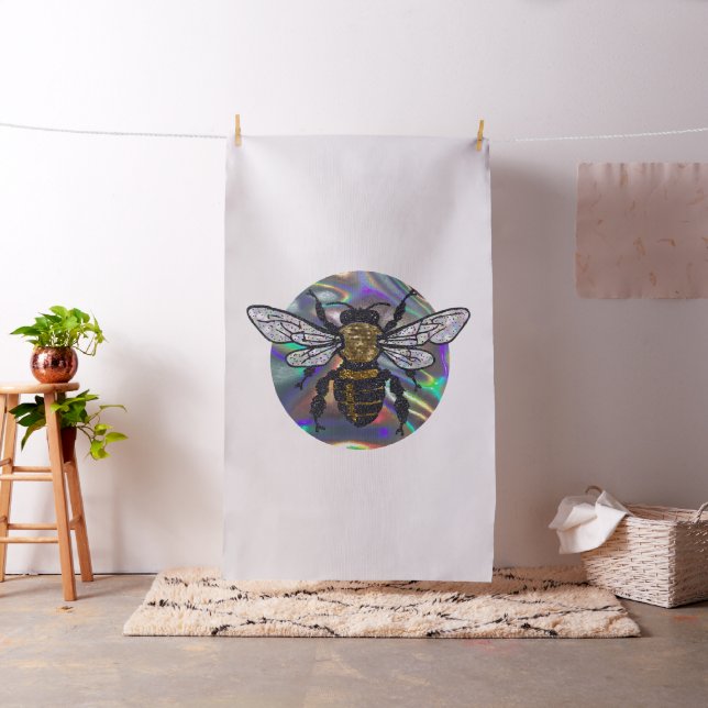 jewelled bee fabric (In Situ)