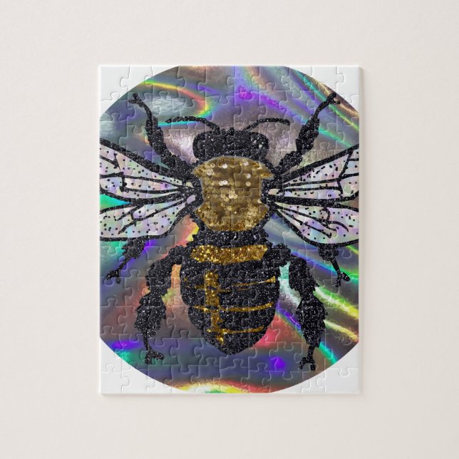 jewelled bee jigsaw puzzle (Vertical)