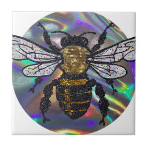 jewelled bee tile