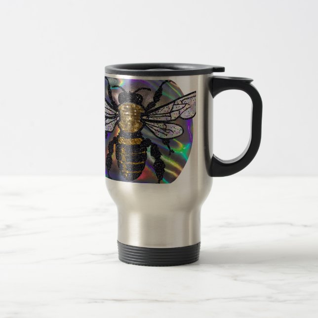 jewelled bee travel mug (Right)