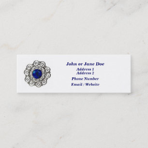 Jewelled Business Card