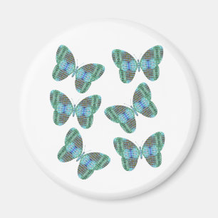 Jewelled Butterfly illustration Magnet