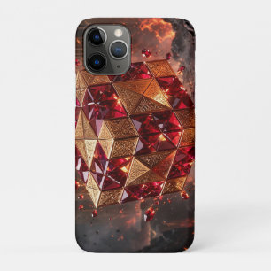 Jewelled Cube on the Volcanic Precipice Case-Mate iPhone Case