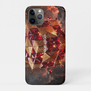 Jewelled Cube on the Volcanic Precipice Case-Mate iPhone Case