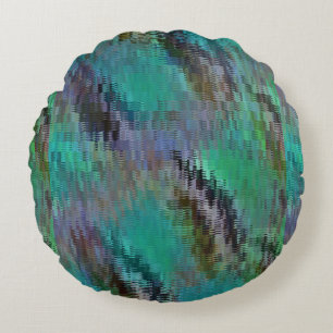 Jewelled Depths Round Cushion