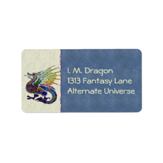 Jewelled Dragon Label