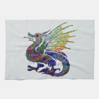 Jewelled Dragon Tea Towel