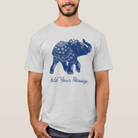 Jewelled Elephant Custom Message Graphic