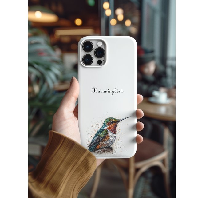Jewelled Hummingbird Serenade, custom Case-Mate iPhone Case (Creator Uploaded)