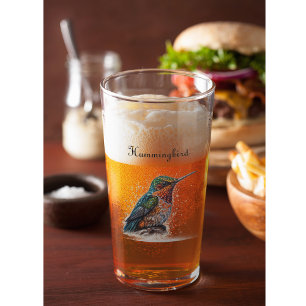 Jewelled Hummingbird Serenade, custom Glass