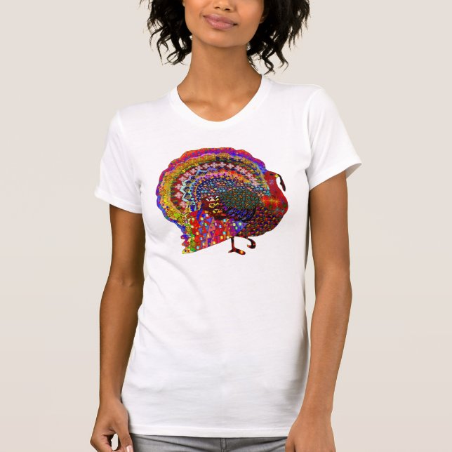 Jewelled Turkey T-Shirt (Front)