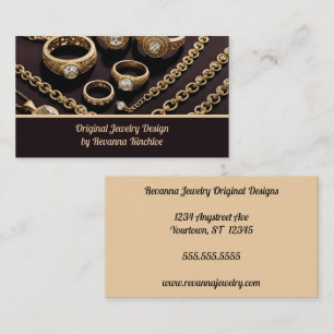 Jeweller Jewellery Design Sales Business Card
