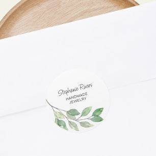 Jeweller's Watercolor Classic Round Sticker