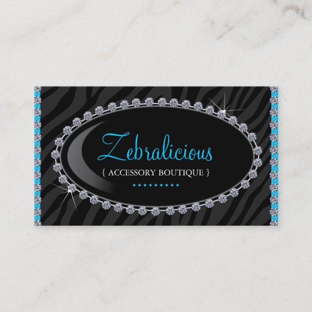 Jewellery & Accessory Boutique Business Cards (Front)
