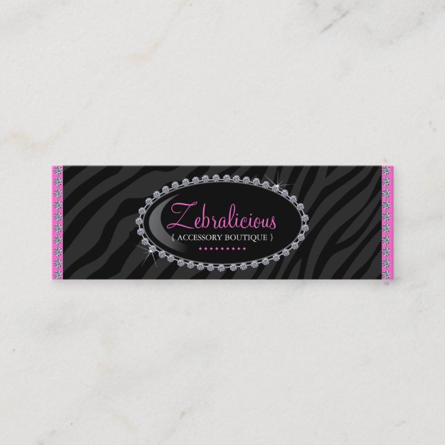 Jewellery & Accessory Boutique Business Cards (Front)