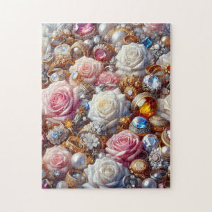 Jewellery and Roses 252 Piece Jigsaw Puzzle