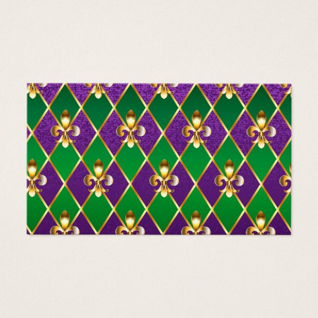 Jewellery Background Mardi Gras (Front)