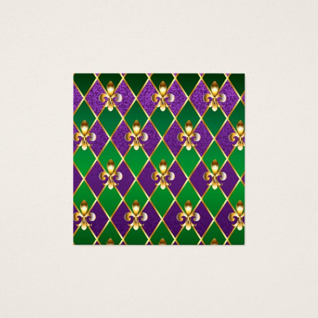 Jewellery Background Mardi Gras (Front)