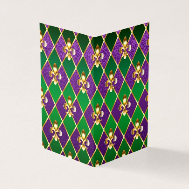 Jewellery Background Mardi Gras (Outside)