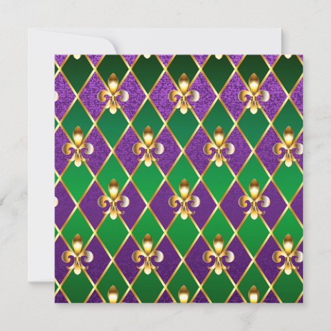 Jewellery Background Mardi Gras (Front)