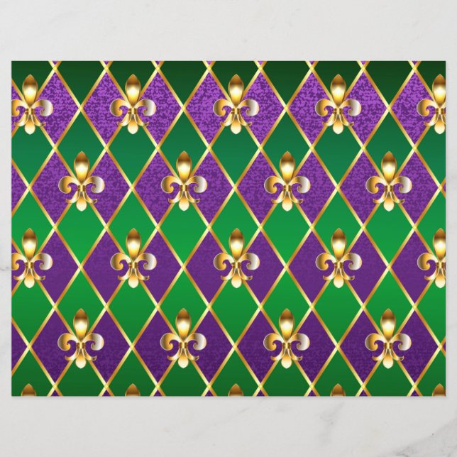 Jewellery Background Mardi Gras (Front)