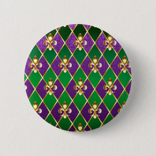 Jewellery Background Mardi Gras 6 Cm Round Badge (Front)