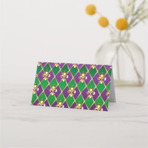 Jewellery Background Mardi Gras Appointment Card