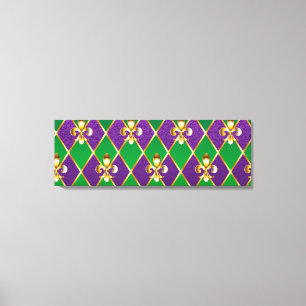 Jewellery Background Mardi Gras Canvas Print