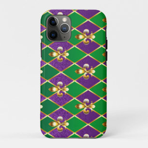 Jewellery Background Mardi Gras Case-Mate iPhone Case