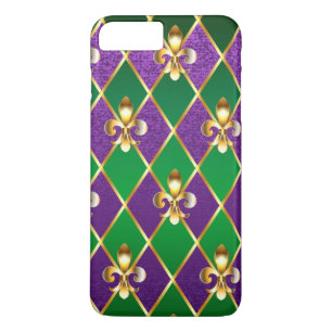 Jewellery Background Mardi Gras Case-Mate iPhone Case