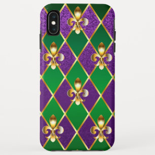 Jewellery Background Mardi Gras Case-Mate iPhone Case