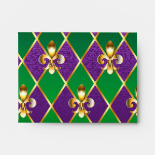 Jewellery Background Mardi Gras Envelope