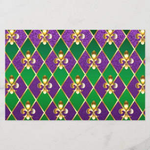 Jewellery Background Mardi Gras Flyer