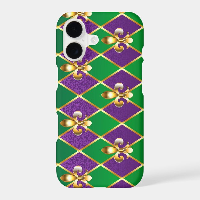 Jewellery Background Mardi Gras iPhone Case (Back)