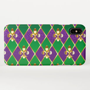 Jewellery Background Mardi Gras iPhone XS Max Case