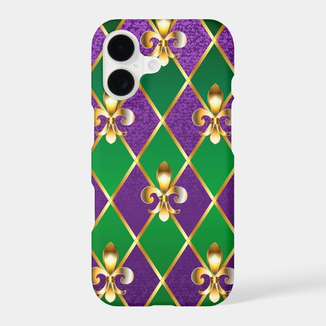 Jewellery Background Mardi Gras iPhone Case (Back)