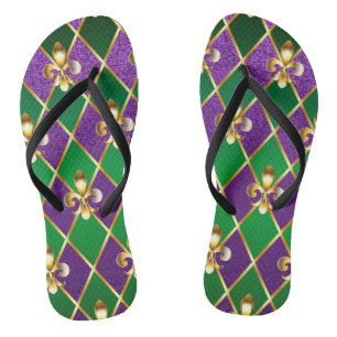 Jewellery Background Mardi Gras Jandals