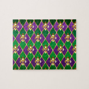 Jewellery Background Mardi Gras Jigsaw Puzzle