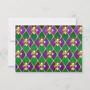 Jewellery Background Mardi Gras Save The Date