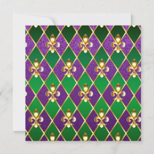 Jewellery Background Mardi Gras Save The Date