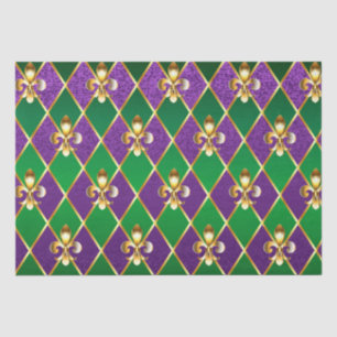 Jewellery Background Mardi Gras Tissue Paper