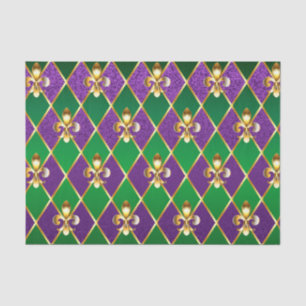 Jewellery Background Mardi Gras Tissue Paper